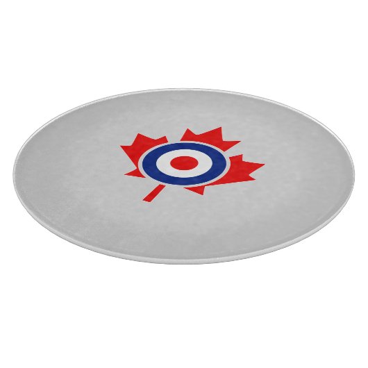 Canadian Maple Leaf Roundel Mod Abzeichen Schneidebrett (Ecke)