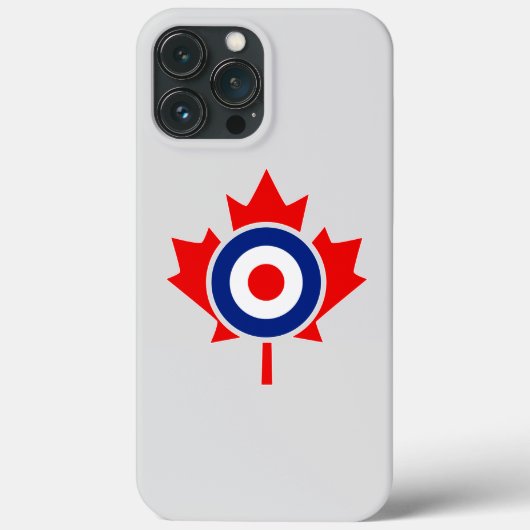 Canadian Maple Leaf Roundel Mod BLUE Case-Mate iPhone Hülle (Rückseite)