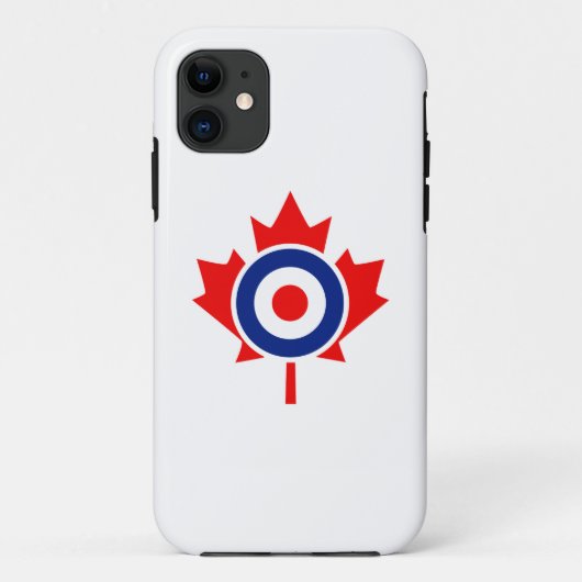 Canadian Maple Leaf Roundel Mod CANADA Case-Mate iPhone Hülle (Rückseite)