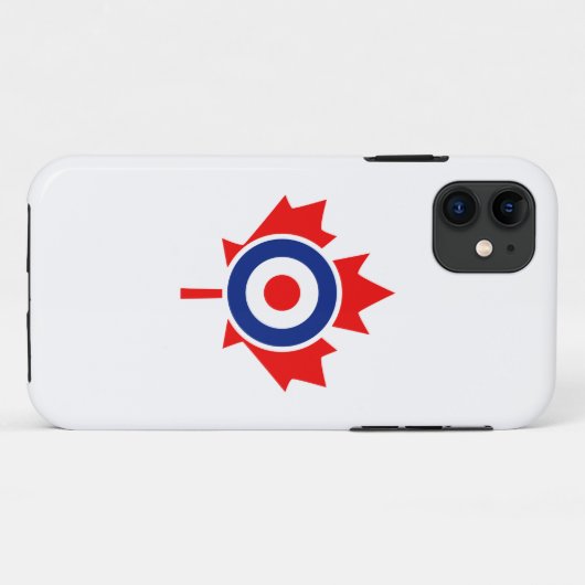 Canadian Maple Leaf Roundel Mod CANADA Case-Mate iPhone Hülle (Rückseite (Horizontal))