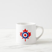Canadian Maple Leaf Roundel Mod CANADA Espressotasse (Rechts)