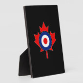 Canadian Maple Leaf Roundel Mod CANADA Fotoplatte (Seite)