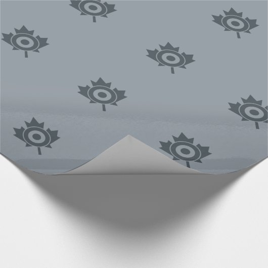 Canadian Maple Leaf Roundel Mod CANADA Geschenkpapier (Ecke)