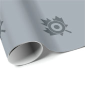 Canadian Maple Leaf Roundel Mod CANADA Geschenkpapier (Rolleneckpunkt)