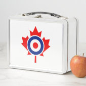 Canadian Maple Leaf Roundel Mod CANADA Metall Brotdose (Beispiel)