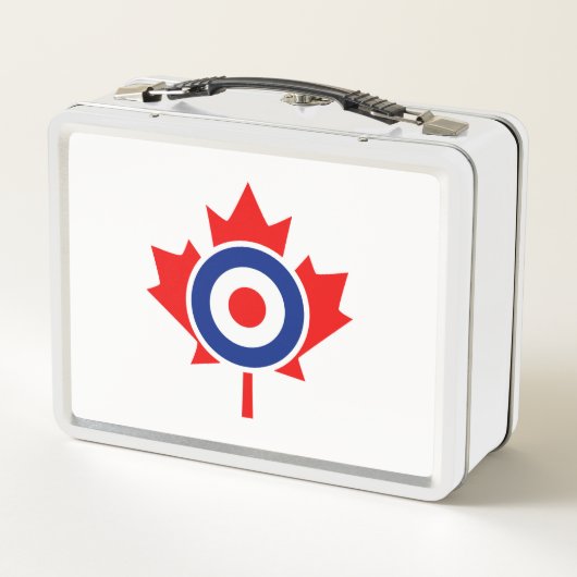 Canadian Maple Leaf Roundel Mod CANADA Metall Brotdose (Rückseite)