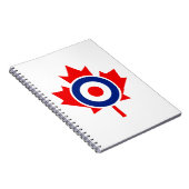 Canadian Maple Leaf Roundel Mod CANADA Notizblock (Rechte Seite)