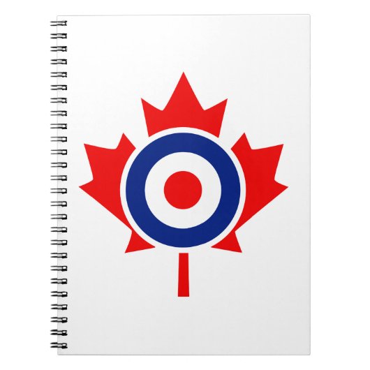 Canadian Maple Leaf Roundel Mod CANADA Notizblock (Vorderseite)