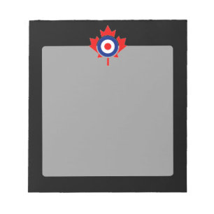 Canadian Maple Leaf Roundel Mod CANADA Notizblock