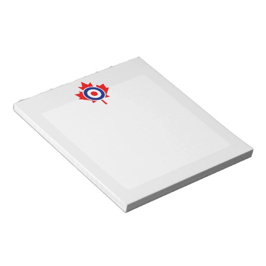 Canadian Maple Leaf Roundel Mod CANADA Notizblock (angewinkelt)