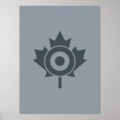 Canadian Maple Leaf Roundel Mod CANADA Poster (Vorne)