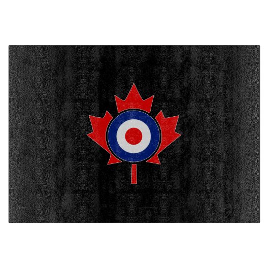 Canadian Maple Leaf Roundel Mod CANADA Schneidebrett (Vorderseite)
