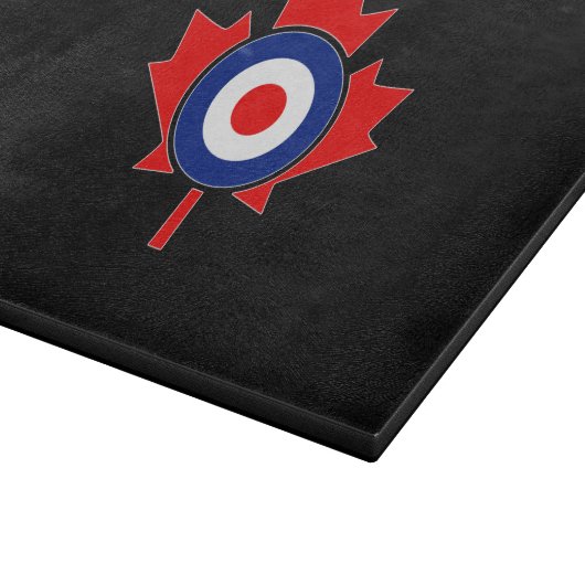 Canadian Maple Leaf Roundel Mod CANADA Schneidebrett (Ecke)