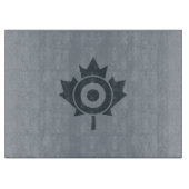 Canadian Maple Leaf Roundel Mod CANADA Schneidebrett (Vorderseite)