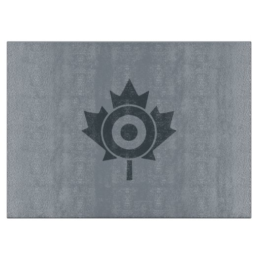 Canadian Maple Leaf Roundel Mod CANADA Schneidebrett (Vorderseite)