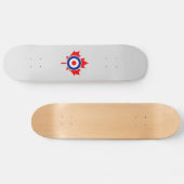 Canadian Maple Leaf Roundel Mod CANADA Skateboard (Horizontal)