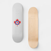Canadian Maple Leaf Roundel Mod CANADA Skateboard (Vorderseite)