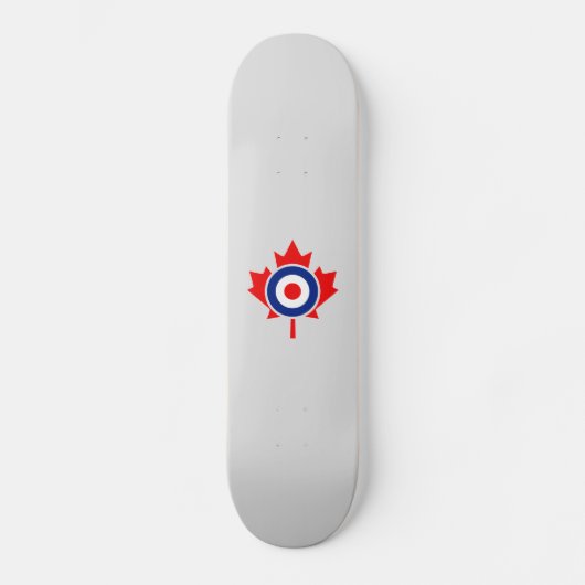 Canadian Maple Leaf Roundel Mod CANADA Skateboard (Vorderseite)