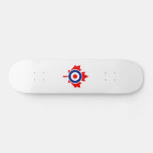 Canadian Maple Leaf Roundel Mod CANADA Skateboard (Horizontal)
