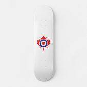 Canadian Maple Leaf Roundel Mod CANADA Skateboard (Vorderseite)