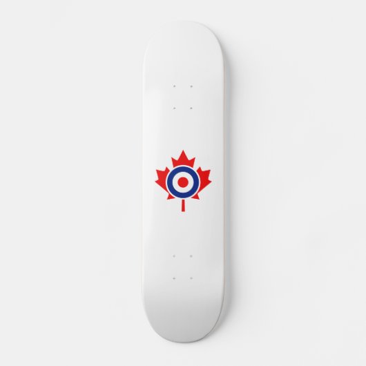 Canadian Maple Leaf Roundel Mod CANADA Skateboard (Vorderseite)