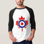 Canadian Maple Leaf Roundel Mod CANADA T-Shirt (Vorderseite)