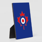 Canadian Maple Leaf Roundel Mod Fotoplatte (Seite)