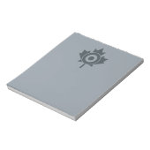 Canadian Maple Leaf Roundel Mod Graphic Notizblock (Rotiert)