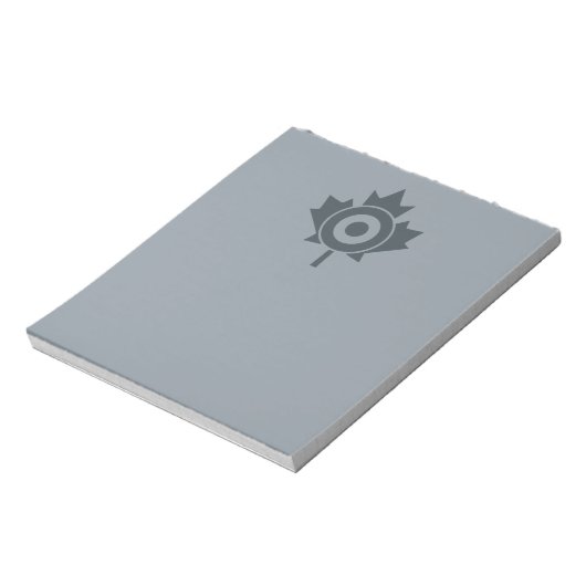 Canadian Maple Leaf Roundel Mod Graphic Notizblock (Rotiert)