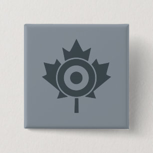 Canadian Maple Leaf Roundel Mod Tag Button