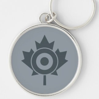 Canadian Maple Leaf Roundel Mod Tag Schlüsselanhänger