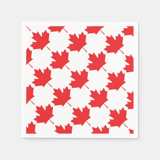 Canadian Maple Leaf Serviette (Vorderseite)