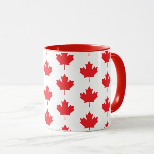 Canadian Maple Leaf Tasse (VorderseiteRechts)