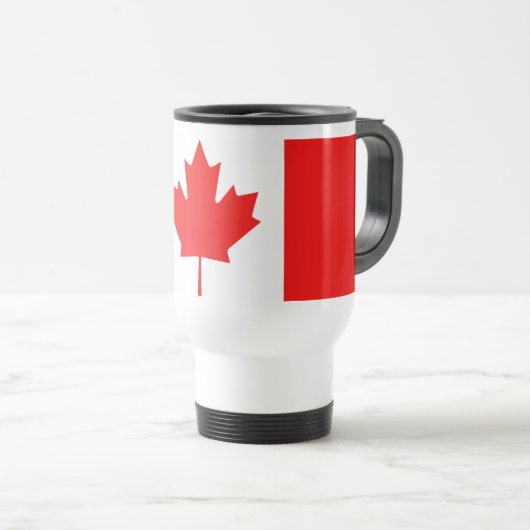 Canadian Maple Leaf Travel Mug Reisebecher (VorderseiteRechts)