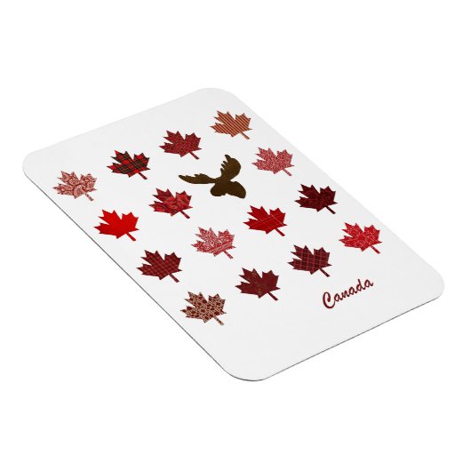 Canadian Maple Leaf und Elche Magnet (Rechte Seite)