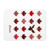 Canadian Maple Leaf und Elche Magnet (Horizontal)