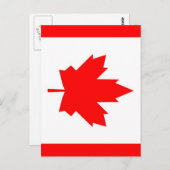 Canadian Maple Postkarte (Vorne/Hinten)