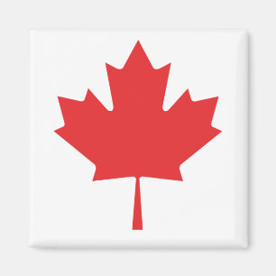 Canadian Maple Red Leaf Magnet - Kanada Souvenir