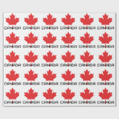 Canadian Maple Red Leaf Wrapping Paper - Festlich Geschenkpapier (Flach)