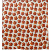 Canadian Maple Sirup Candy Muster Duschvorhang (Vorderseite)
