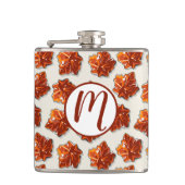 Canadian Maple Sirup Candy Muster Flachmann (Vorderseite)