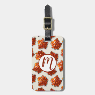 Canadian Maple Sirup Candy Muster Gepäckanhänger