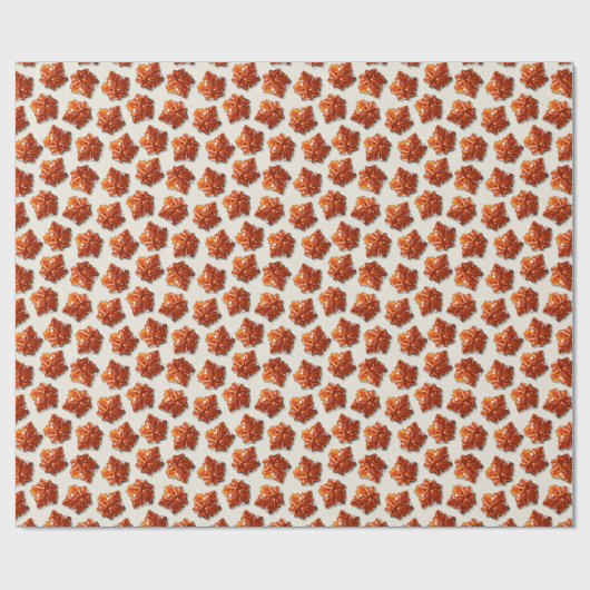 Canadian Maple Sirup Candy Muster Geschenkpapier (Flach)