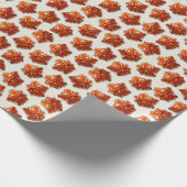 Canadian Maple Sirup Candy Muster Geschenkpapier (Ecke)