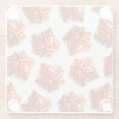 Canadian Maple Sirup Candy Muster Glasuntersetzer (Rückseite)