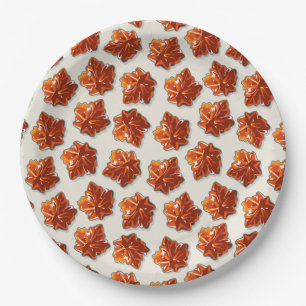 Canadian Maple Sirup Candy Muster Pappteller