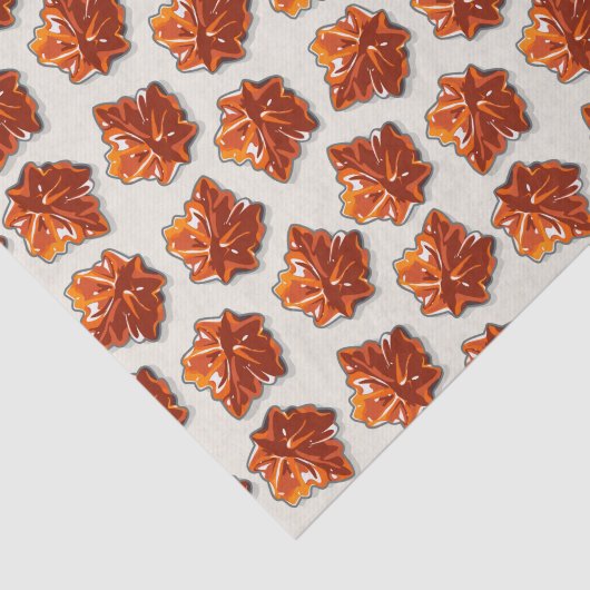 Canadian Maple Sirup Candy Muster Seidenpapier (Ausschnitt)
