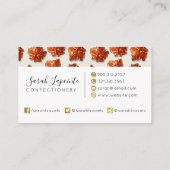 Canadian Maple Sirup Candy Muster Visitenkarte (Rückseite)