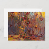 Canadian Maple Tree Painting by Tom Thomson Postkarte (Vorne/Hinten)
