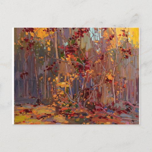 Canadian Maple Tree Painting by Tom Thomson Postkarte (Vorderseite)